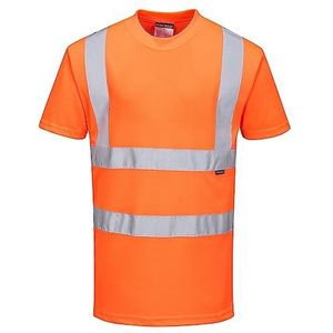 Portwest Hi-Vis T-Shirt RIS Size: S, Colour: Oranje, RT23ORRS