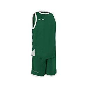 Kelme Basket Vitoria set shirt, heren XXL groen (forest)/wit