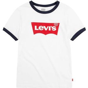 Levi's Kids Jongens T-Shirt Lvb Batwing Ringer Tee, Gebroken Wit, 16 jaar