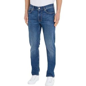 Tommy Hilfiger Heren Jeans Denton Straight Fit, Denim (Mandall Indigo), 28W / 32L