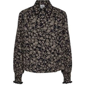 Yas tilera ls shirt S. Noos, zwart, XS