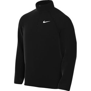Nike DV9811-010 M NF DF Ready Top QZ shirt met lange mouwen voor heren, zwart/wit, maat M