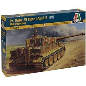Italeri 510006507-1:35 IT WW2 Panzerkampfwagen VI Tiger I Uitvoering E, groen