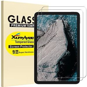 XunyLyee [2 stuks] schermbeschermer compatibel met Nokia T20 2021, [eenvoudige installatie] gehard glasfolie voor Nokia T20 (10,4 inch)