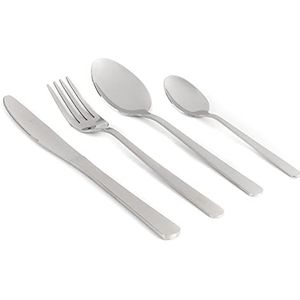 Russell Hobbs RH00023 Deluxe Vienna Cutlery Set Stainless Steel 24 Piece, Service for 6 People, Tableware with Forks, Knives, Tablespoons and Teaspoons, Dishwasher Safe Dinnerware