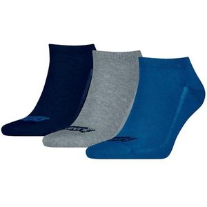 LEVIS Low Cut Batwing Logo RECYCLED COTTON 3P, blauw/grijs, 39-42 EU
