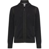 Brax - Tussenjas - Donkerblauw - Effen - Lange Mouw - Mao Collar Kraag