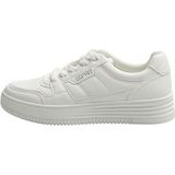 ESPRIT Lace-Up Sneakers voor dames, 100/wit, 36 EU, 100 wit., 36 EU