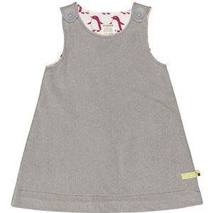 loud + proud Omkeerbare meisjesjurk van biologisch katoen, GOTS-gecertificeerde jurk, grijs (Grey Gr), 98/104 cm
