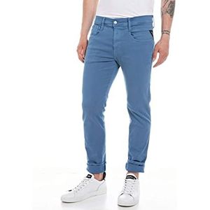 Replay Anbass Hyperflex Colour Xlite heren Jeans , 958 Slate Blauw, 32W / 30L