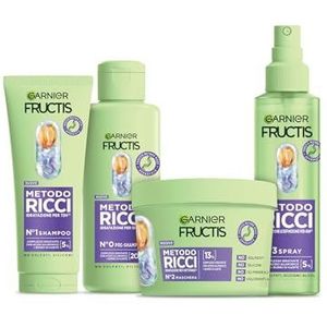 Garnier - Fructis Locken Methode - Hydraterende Haarverzorgingsset - 4 Stuks - Met Hyaluronzuur en Shea
