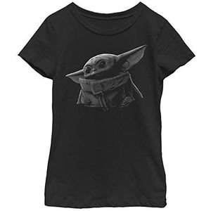 Star Wars T-shirt voor meisjes, groen, grijs, XL, zwart, XL