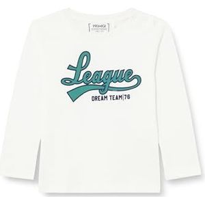 Primigi Dream Hunter T-shirt met lange mouwen, zonder kraag, voor kinderen en jongens, Wit, 3 jaar