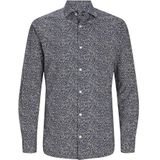 Jprblablackpool Stretch Shirt Ls Aw24 Sn, Night Sky/Fit: slim fit, XS