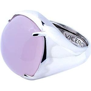Viceroy- Ring 1031A015-47 dames verzilverd, roze, maat: 12
