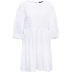 Mavi Jurk met lange mouwen voor dames, wit, 36 EU/M