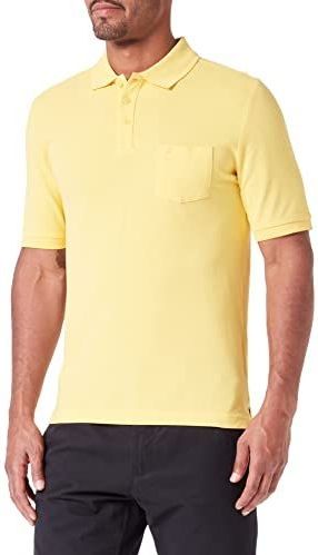 HECHTER PARIS - Shirt - Geel - Kwartmouw - Polokraag