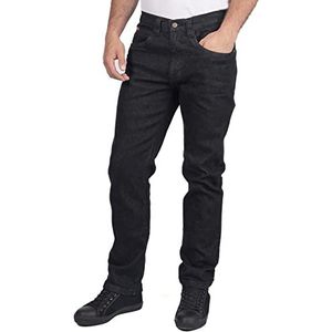 Lee Cooper LCPNT219 Workwear 5 Pocket Wash Stretch Denim Jeans voor heren, Zwart, 32W / 29L