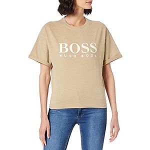 BOSS C_evina T-shirt voor dames, medium beige 262, M