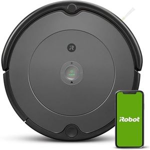 IRobot Roomba 697 Robot vacuum cleaner brightgrau, black compatible with Amazon Alexa, compatible with Google H
