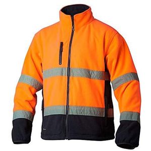 Top Swede 26404302203 Model 264 winddicht fleecejack, oranje, maat XS