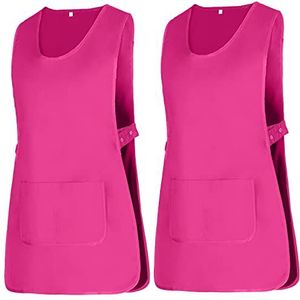 MISEMIYA - Pakket 2 eenheden - reinigingsschorten werklichamelijke klinische medische reiniging dierenartsen sanitair gastvrij, roze, XL