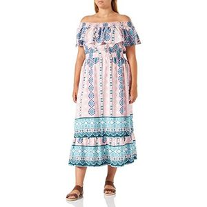 IZIA Damesjurk, roze meerkleurig, XL, Roze, meerkleurig., XL