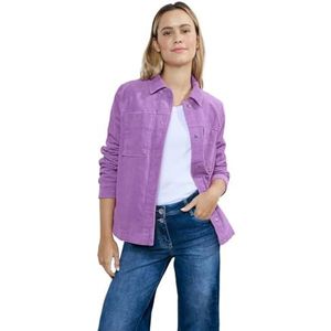 Cecil Dames TOS Corduroy Overshirt Jacket, Sportief lilac, XXL