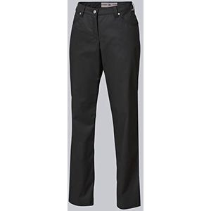 BP 1662 686 dames jeans gemengd weefsel met stretchaandeel zwart, maat 4l