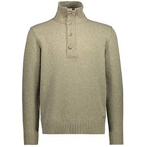 CMPI5 Heren Pullover Knitted uit 80% wol, Tricot Pullover, Olive, 48