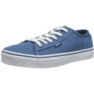 Vans Y Ferris uniseks kindermode sneakers blauw staal wit, 11 UK kind, Blauw Staal Wit