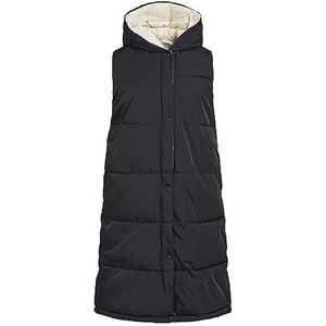 OBJECT Dames Objaria S/L Hoodie Vest Noos, zwart 2, L, Zwart 2, 70