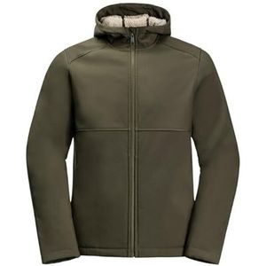 Jack Wolfskin Windland JKT M Softshell jas voor heren, intense roest, M