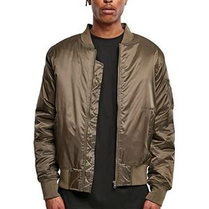 Build Your Brand Heren Bomber Jacket Jacket, Darkolive, 4XL