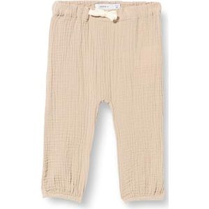 NAME IT Unisex Nbnosafi Pant S stoffen broek, beige, 62 NL