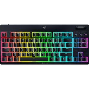 Razer BlackWidow V4 Tenkeyless - Draadloos Gamingtoetsenbord - Geel Switch - HyperSpeed & Bluetooth