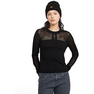 G-Star RAW Pointelle r Knit, Zwart (Dk Black D25270-b754-6484), L