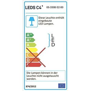 LEDS C4 05 – 3308-s2 – 00 inbouwlamp bit 1 x Cree led 2,3 W geborsteld