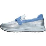 ARA - Sneakers Laag - Blauw/Zilver - Leer