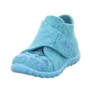 Superfit Meisje Happy Slippers, Turquoise 8400, 21 EU