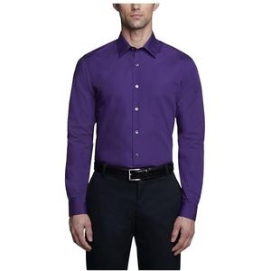 Van Heusen Men's Dress Shirt Fitted Poplin Solid