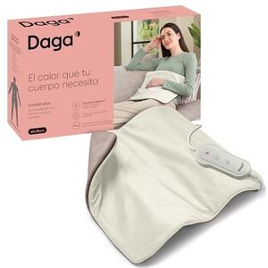 DAGA Warmtekussen met gewicht, Comfort Plus, Intellisense-technologie, zachte stof, multi-timer, 4 temperaturen, 35 x 40 cm