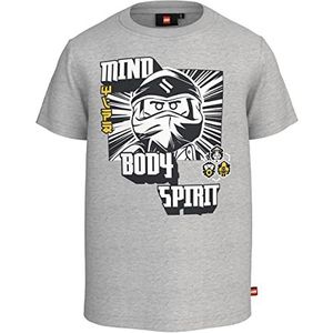 LEGO Jongen Ninjago Jungen T-Shirt LWTaylor 107, 912 Grijs Melange, 98