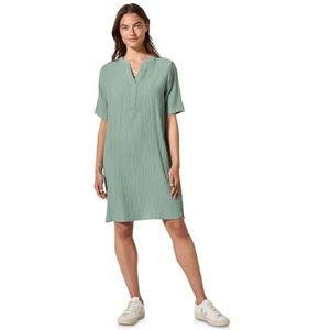 Cecil - Gestructureerde Jurk - Groen - Dames