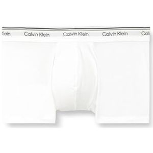 Calvin Klein Heren Low Rise Trunk (Pack van 3), Wit (wit), S