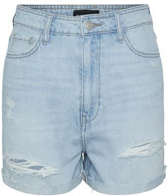 PIECES - PCAMER - Korte Broeken - Blauw Denim