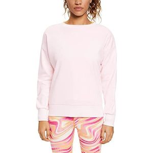 ESPRIT Sweatshirt met zakken met ritssluiting, Pastel pink, XL