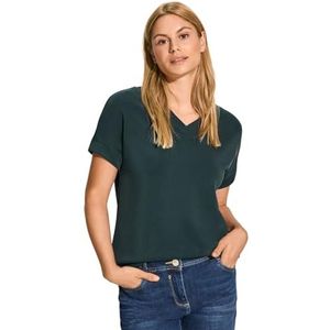 CECIL Zomersweatshirt, fir green, M