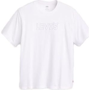 Levi's Ss Relaxed Fit Tee T-Shirt heren, Koord koplijn wit+, XS