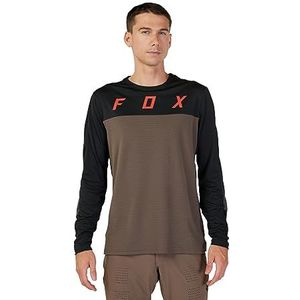 Fox Defend Cekt Fietsshirt met lange mouwen voor heren - Bruin